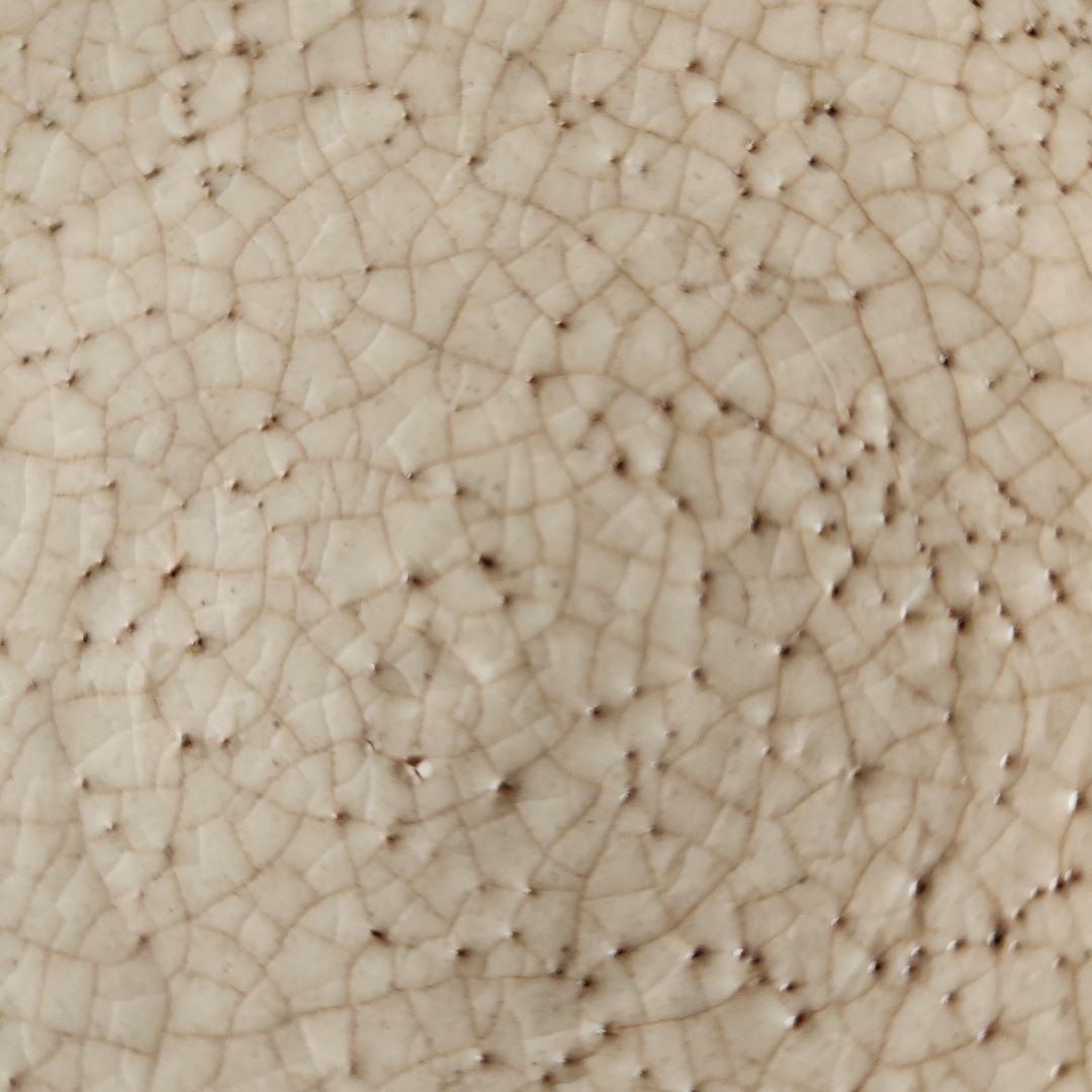 六兵衛作山水南画志野焼き大皿