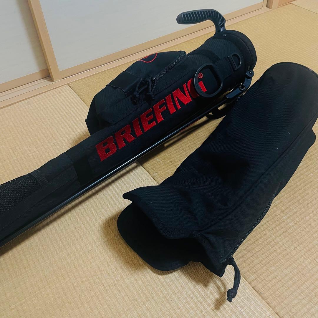 【美品】ブリーフィング BRIEFING ゴルフセルフスタンドキャリーバッグ