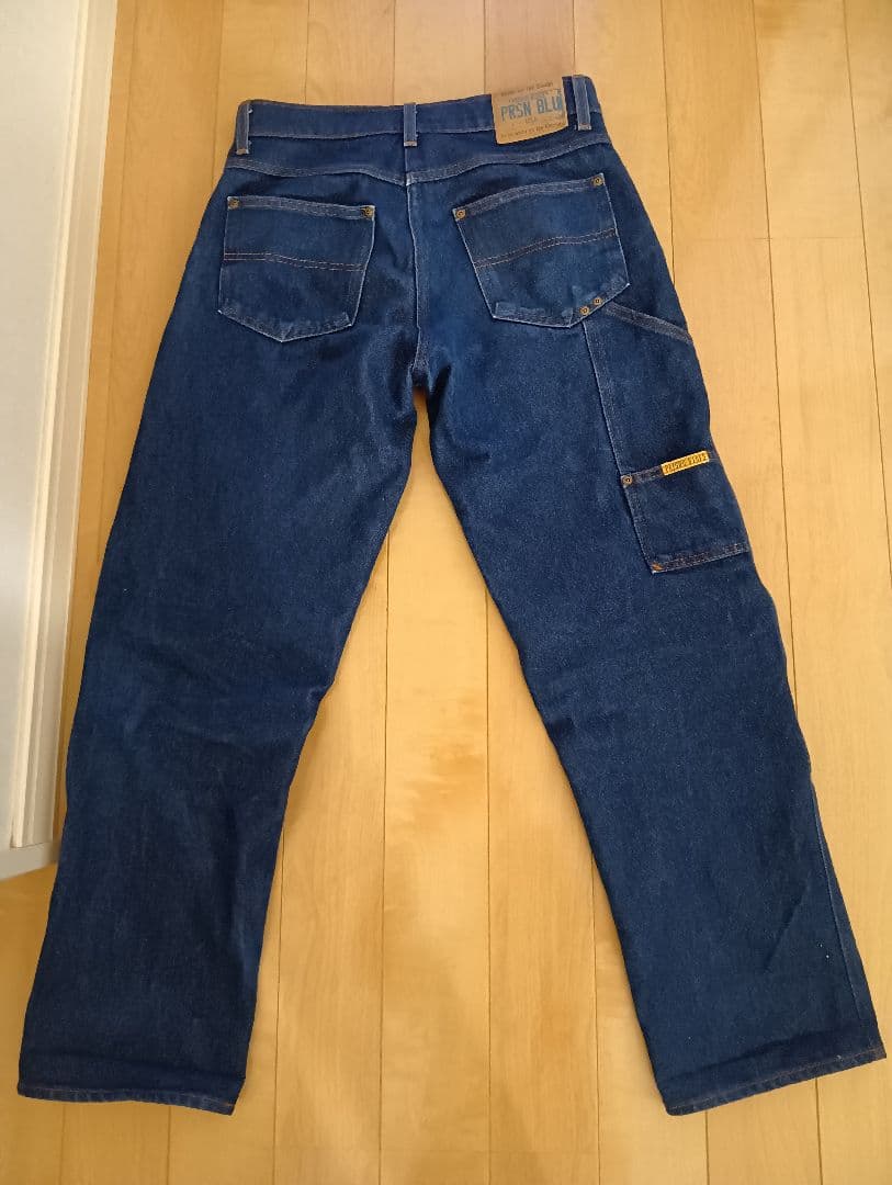 PRISON BLUES ダブルニーデニム W32L32 プリズンブルース