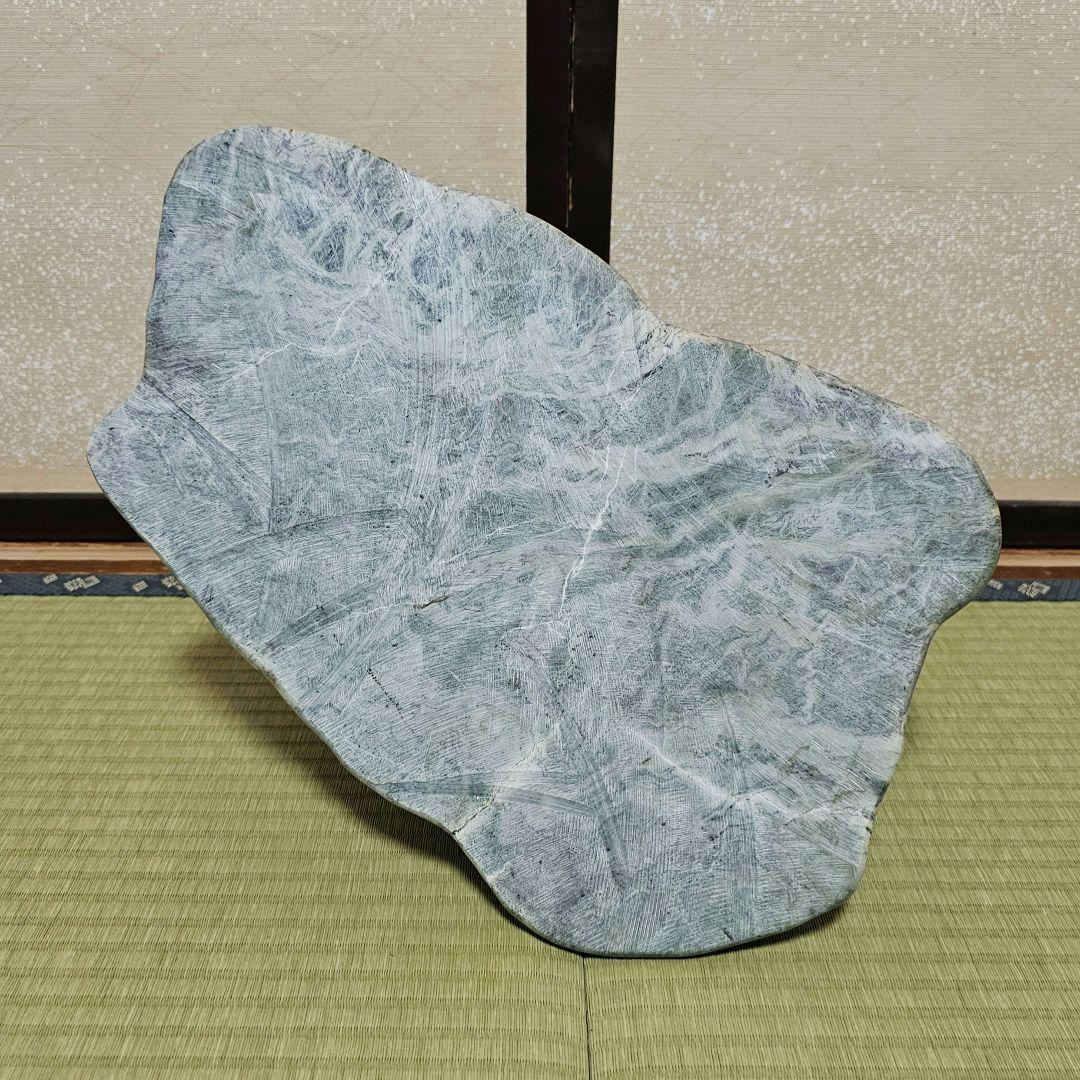 日高翡翠 34kg 北海道産日本銘石水石ひすいヒスイ鑑賞石