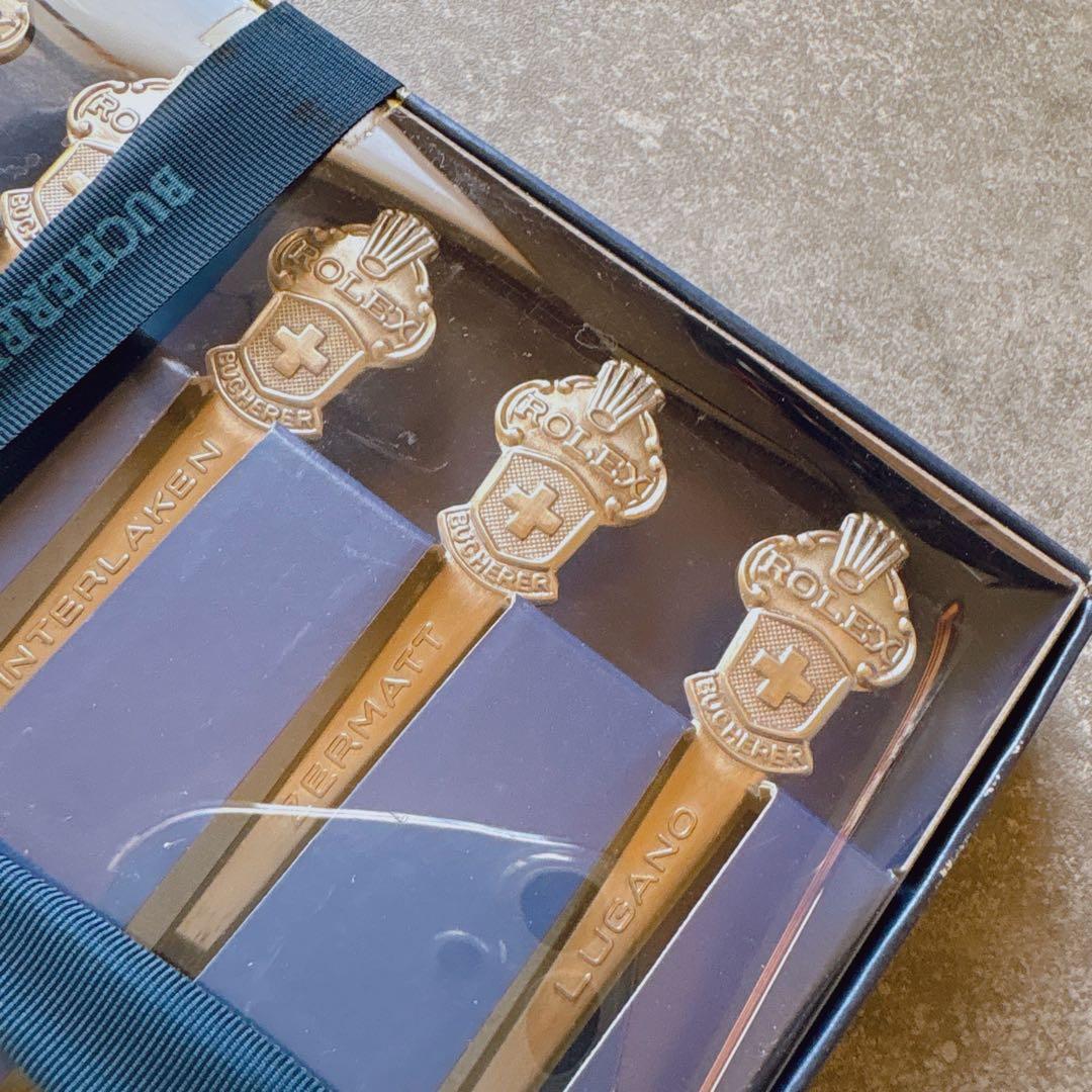 未開封 BUCHERER ROLEXスプーンセット 6本入り