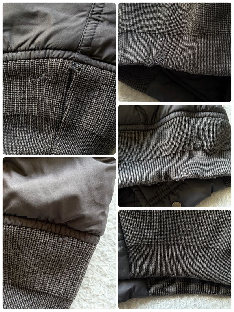 【激レア】モンクレール ダウンジャケット ALBERIC フランス国旗 グレー系