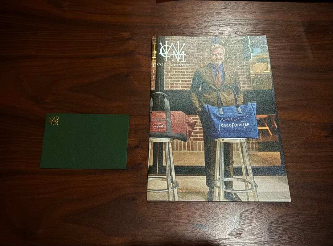 ココマイスター ダレスバッグ モスグリーン 未使用・銀座直営店購入