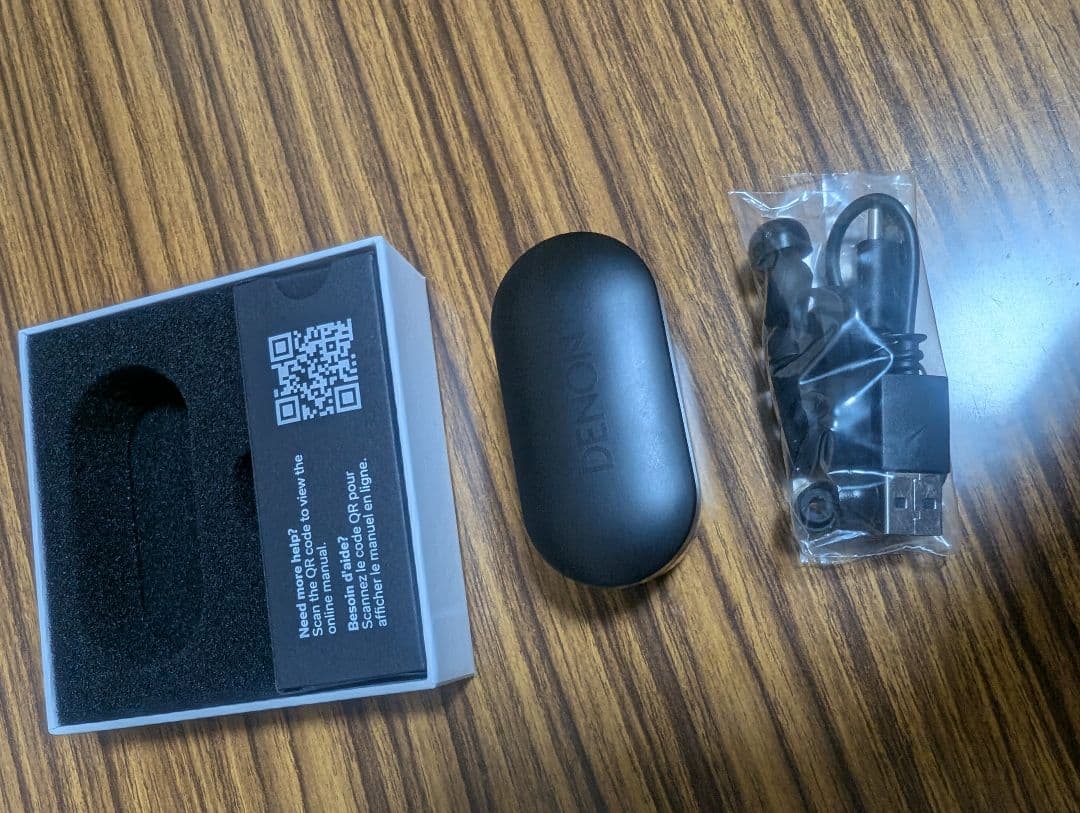 DENON PerL Pro ワイヤレスイヤホン ブラック