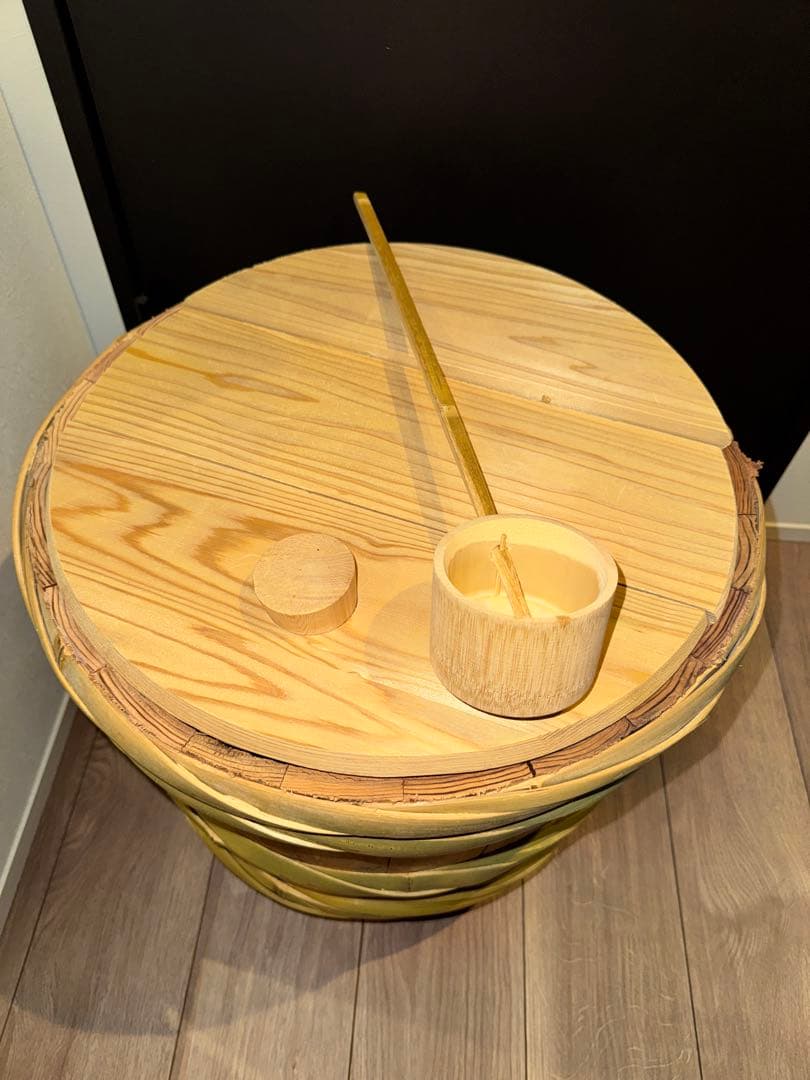 鏡開き　樽のみ　（木樽）西濃運輸支店止め