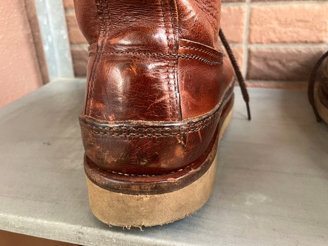 希少 ラッセルモカシン 7 トリプルヴァンプ クロムエクセル 赤茶 ホーウィン