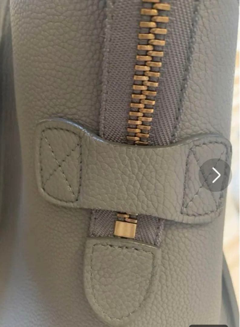 も*み様 セリーヌ　CELINE 新ロゴ　ラゲージ　ミニ　ショッパー　グレー　ト