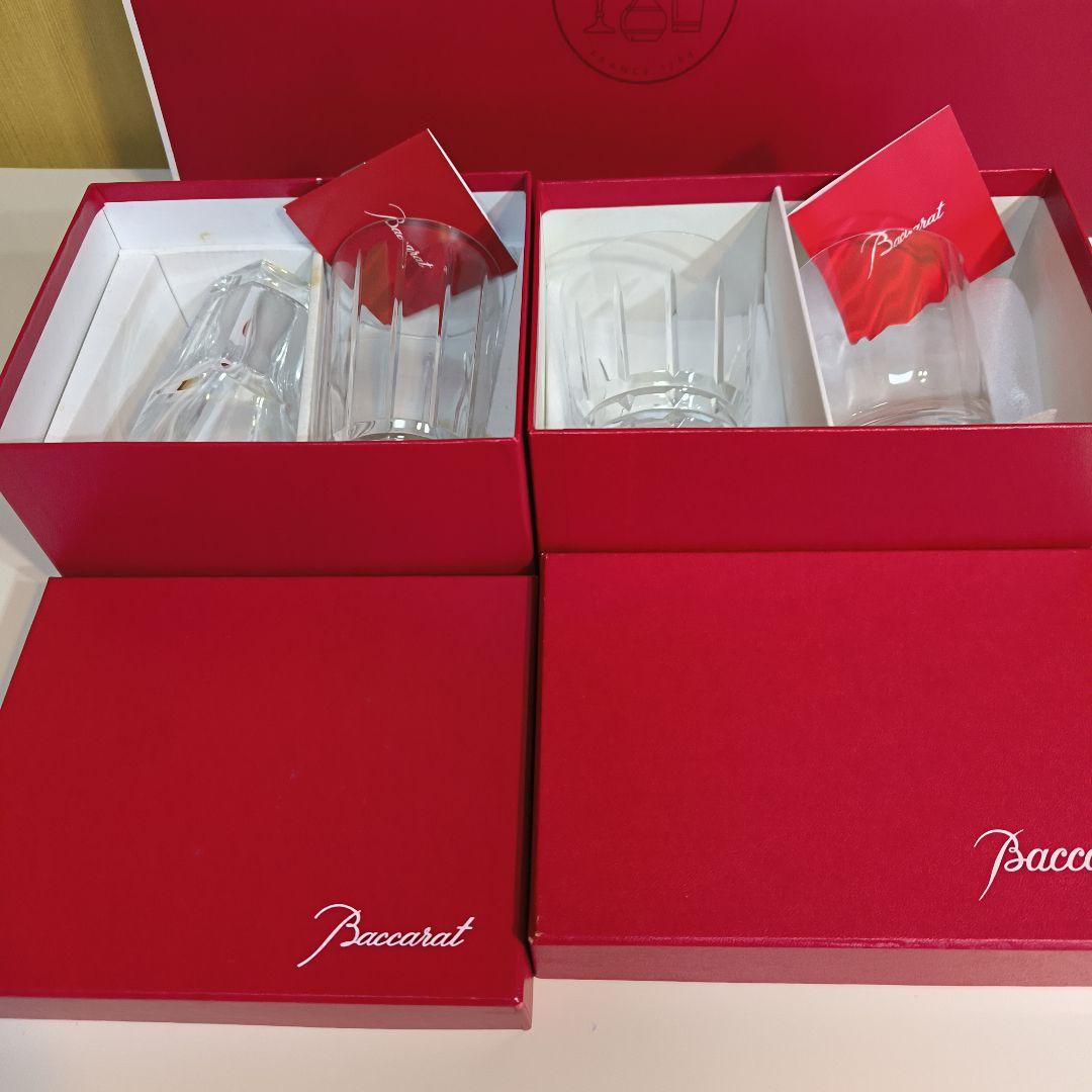 Baccaratハイボール、タンブラー４客セット（箱入り）