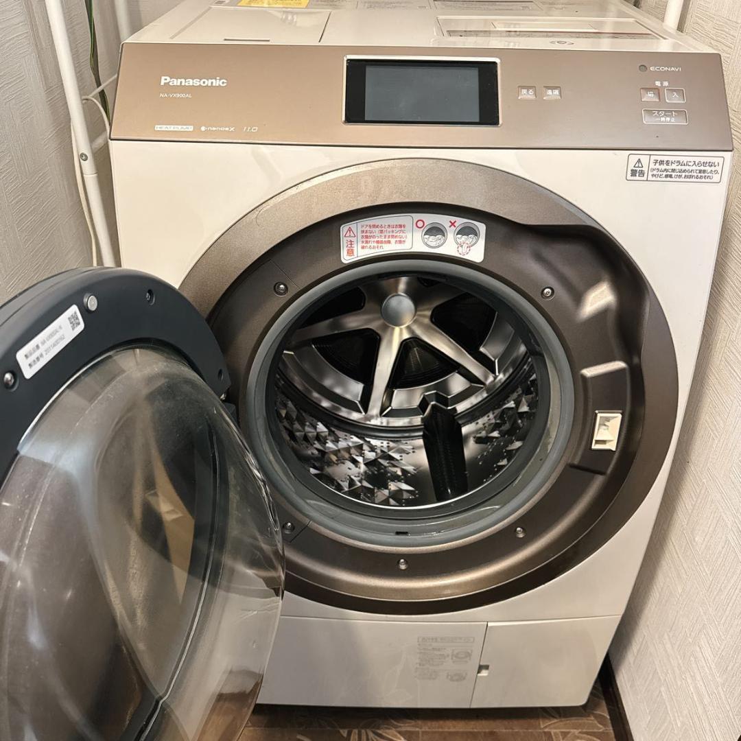Panasonic NA-VX900AL-N 2020年製 左開 洗濯乾燥機