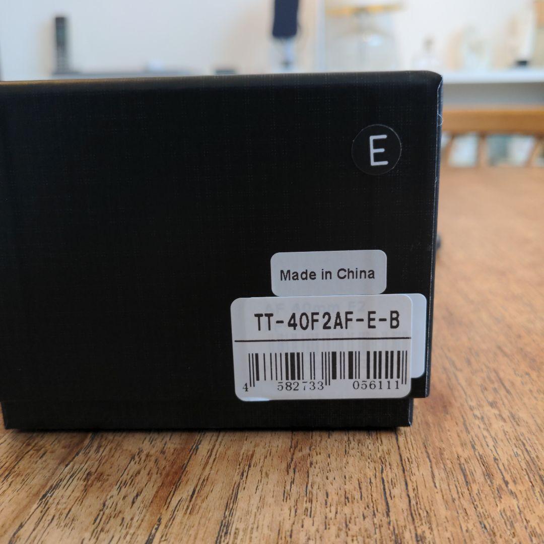 レンズ(単焦点) TT ARTISAN AF 40mm F2