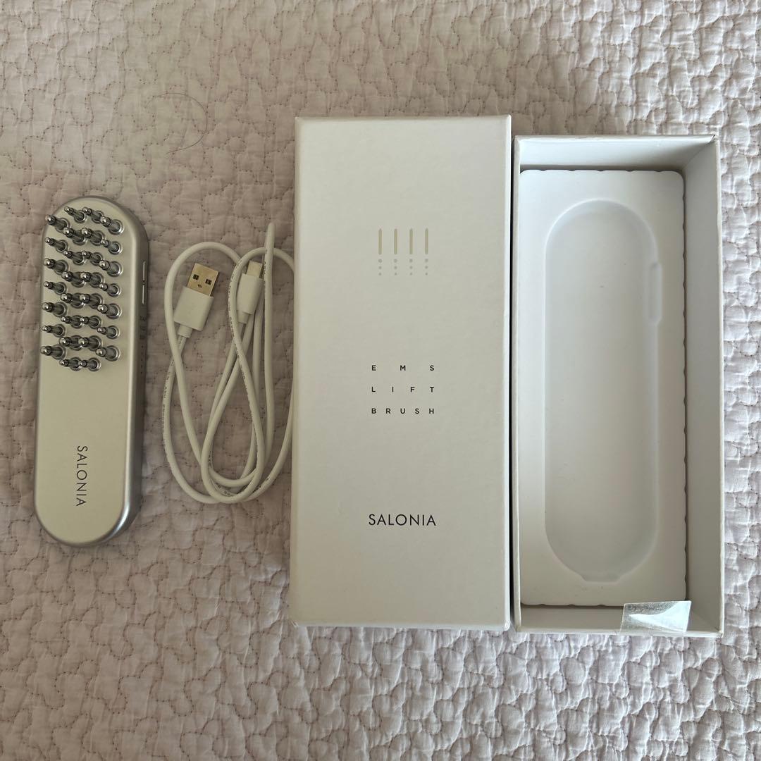 サロニア SALONIA 電気ブラシ 美顔器 EMS搭載 小顔ケア リフトアップ