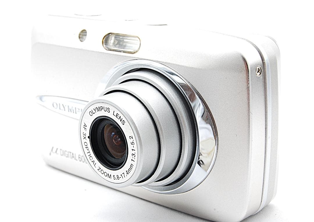 【極上美品】OLYMPUS μミュー600 動作確認済バッテリー新品 30004