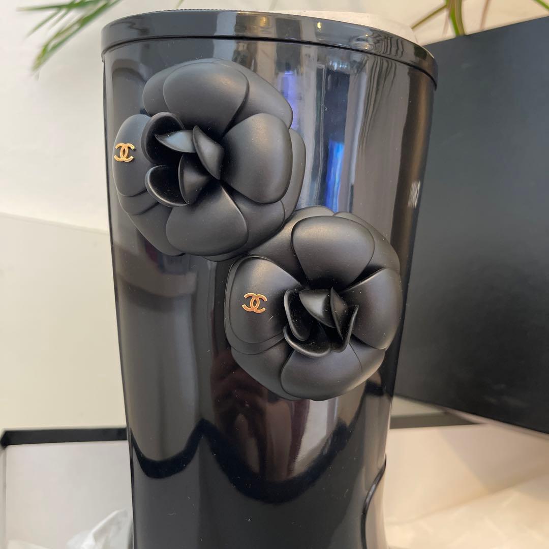 CHANEL シャネル　カメリア　ブーツ　36(22.5)