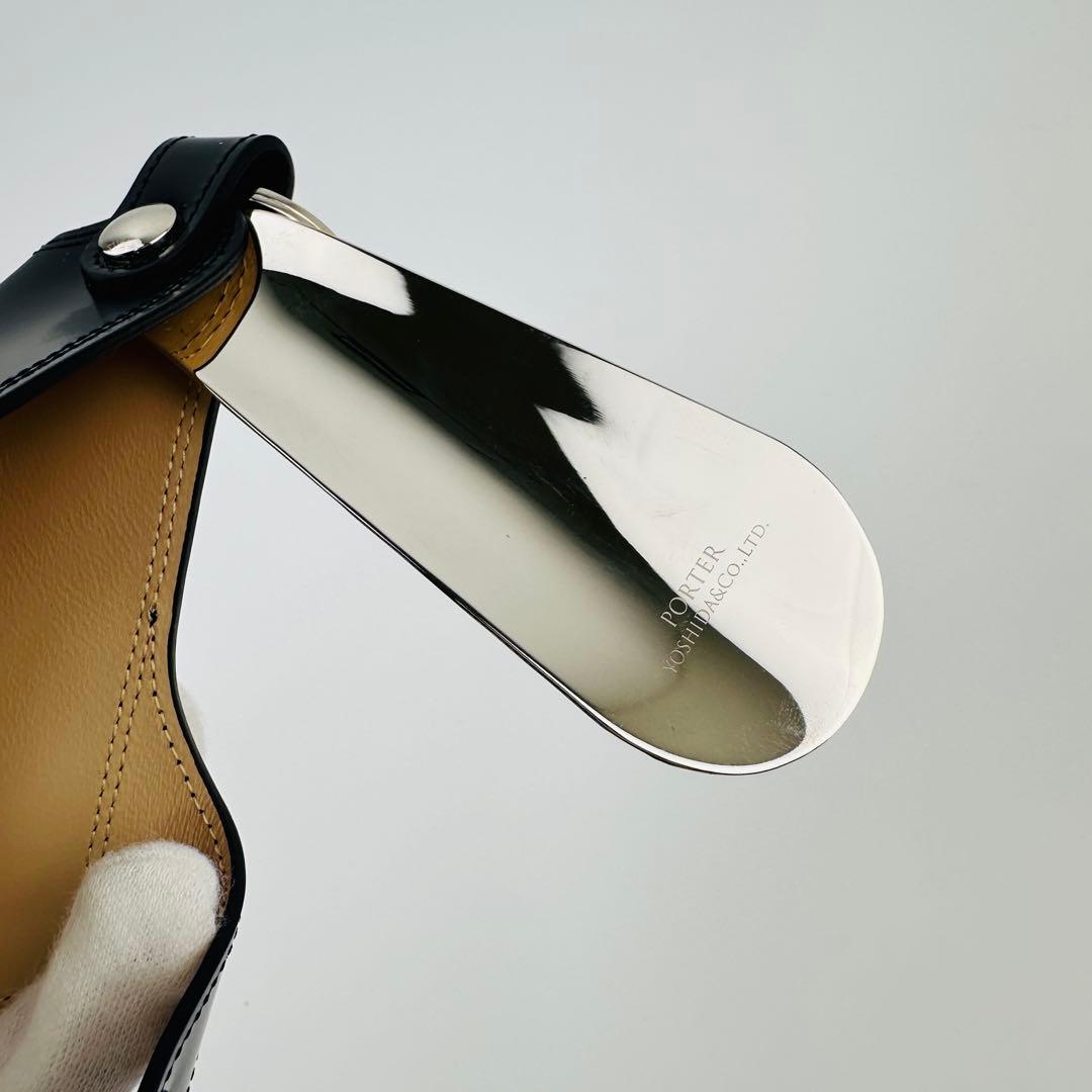 美品　ポーター　ブラック キーホルダー　カウンター　キーホルダー&シューホーン