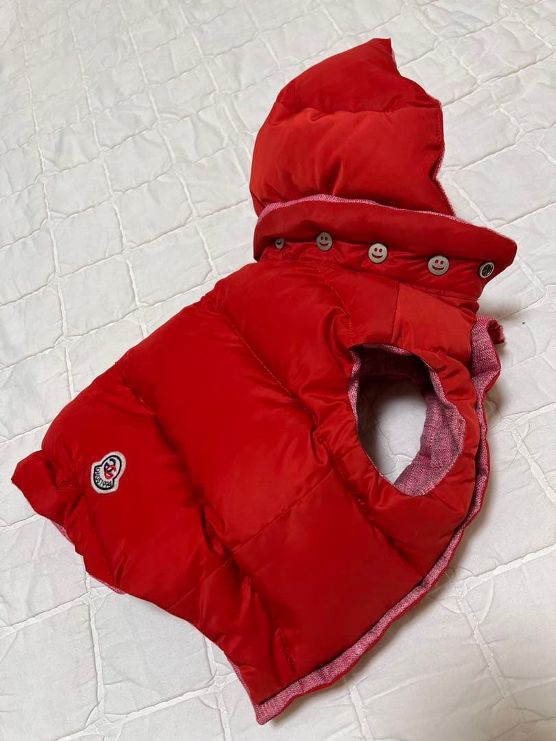 アトリエgg 犬服 ダウンジャケット赤