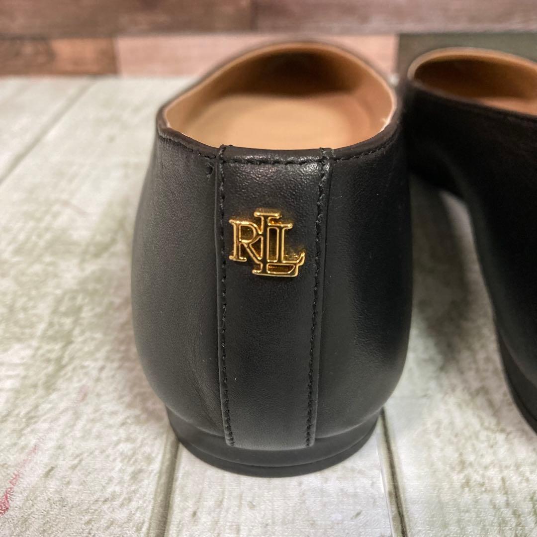 ✨新品✨　ローレンラフフローレン　フラットシューズ　バレエ　ポインテッドトゥ　黒