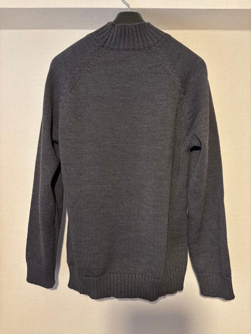 【着用１回のみ】ZANONE 5ゲージ モックネック25AW 44 定価6.8万