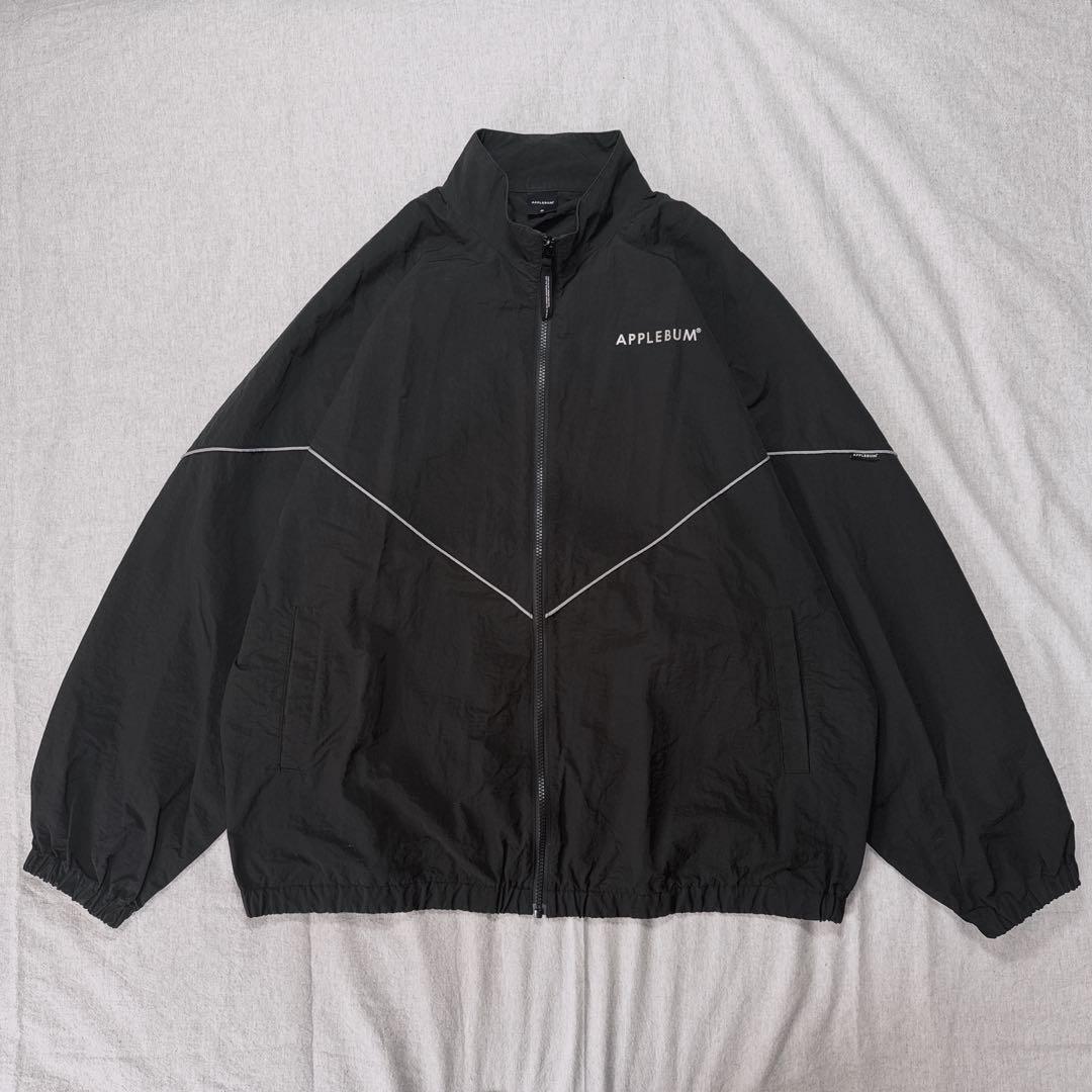 APPLEBUM アップルバム ナイロンセットアップ 黒 XL/L ロゴ