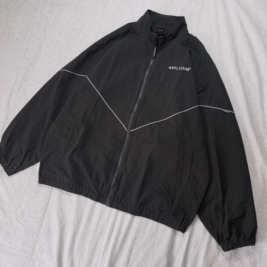APPLEBUM アップルバム ナイロンセットアップ 黒 XL/L ロゴ