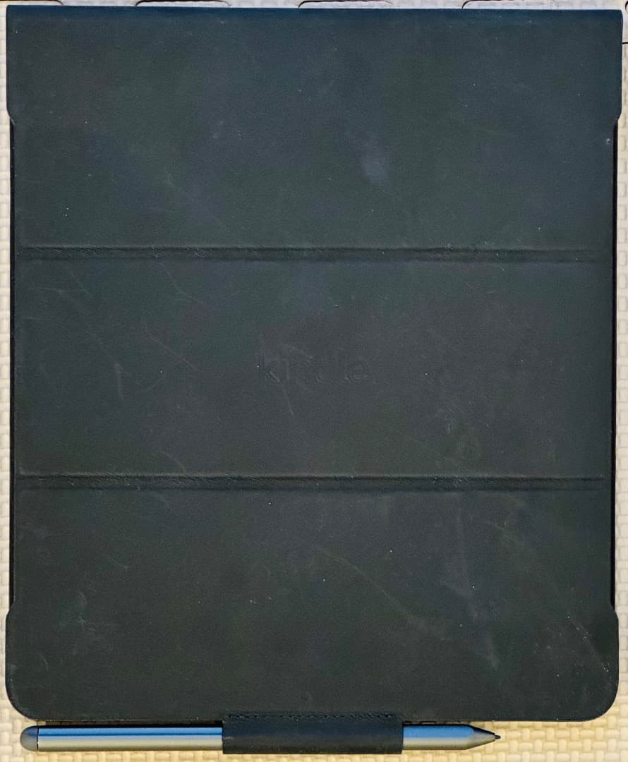Kindle Scribe Notebook Design 純正レザーカバー付き