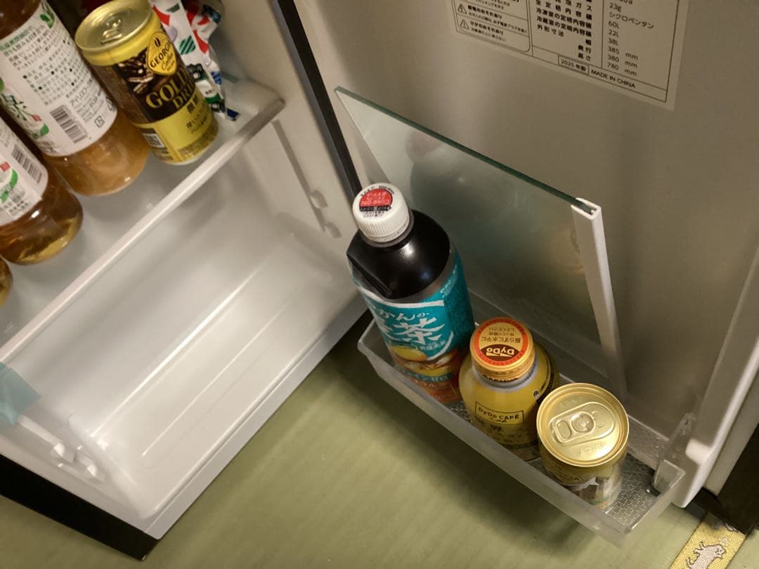 冷凍 冷蔵庫【一人暮らし用】小型 2ドア 冷蔵庫 60L ノンフロン 訳有り