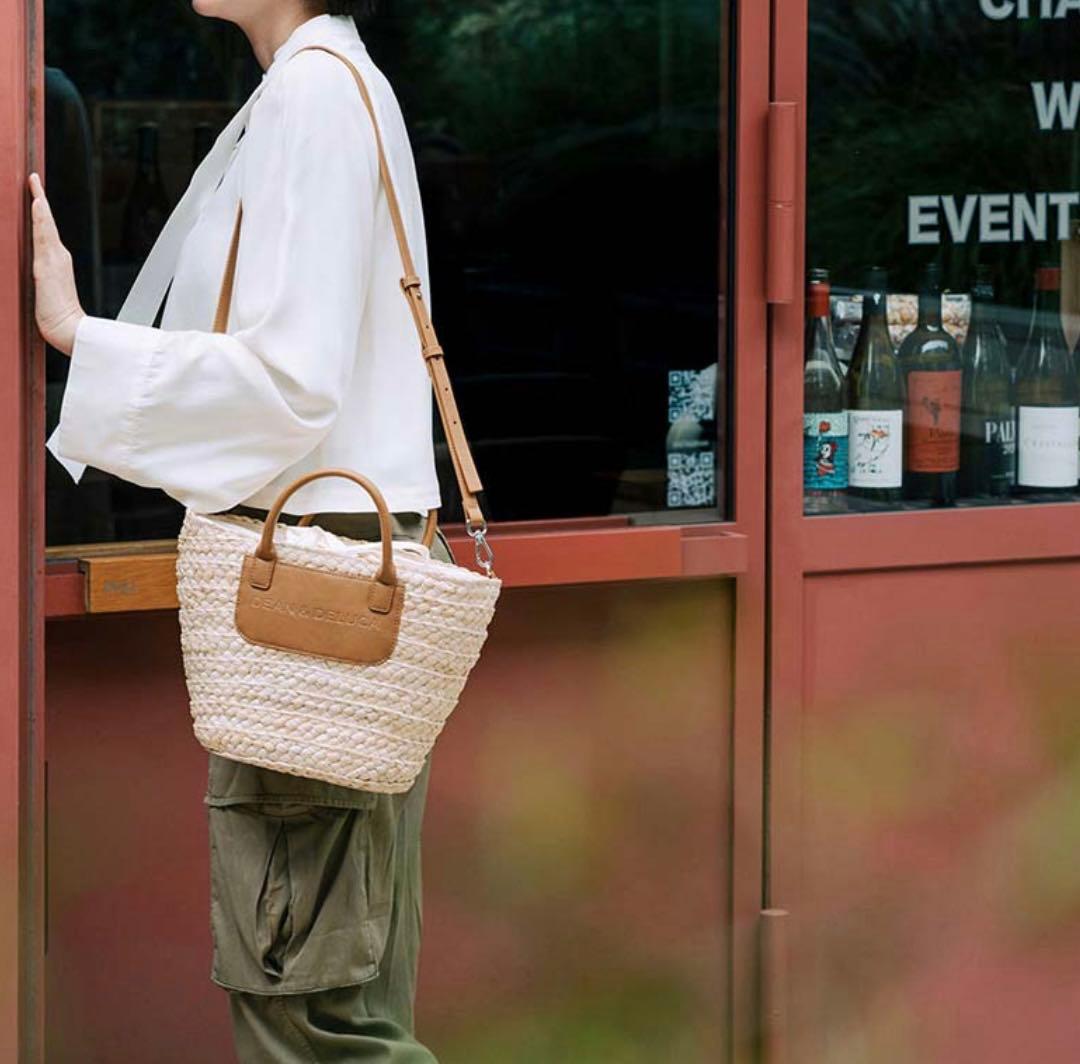 ※値下げ中※ DEAN & DELUCA BEAMSコラボ　かごバッグ S