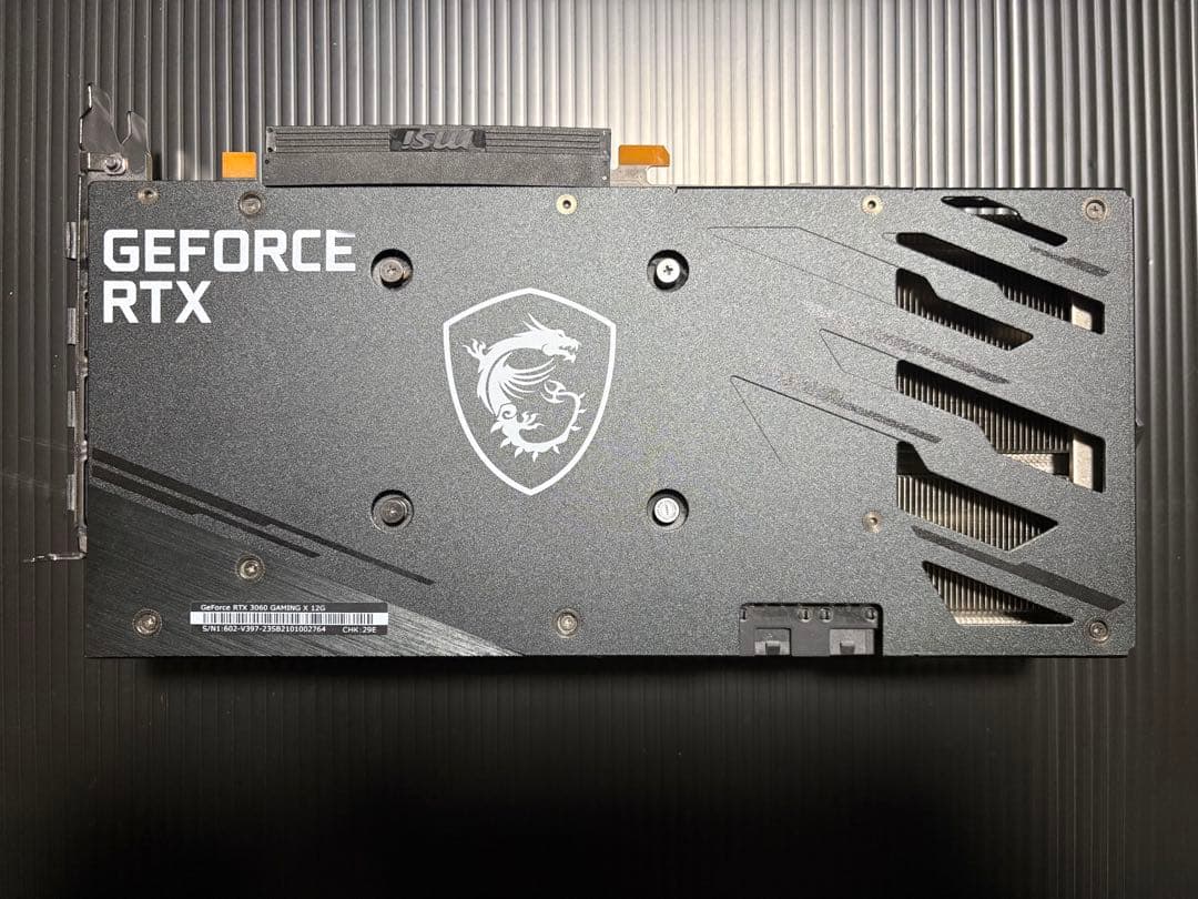 【中古】MSI GeForce RTX 3060 Gaming X 12G本体