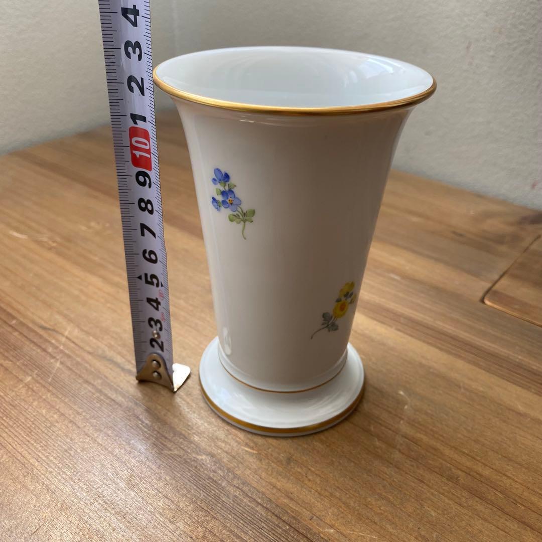 Meissen マイセン　フラワーベース　花瓶　花器　花柄