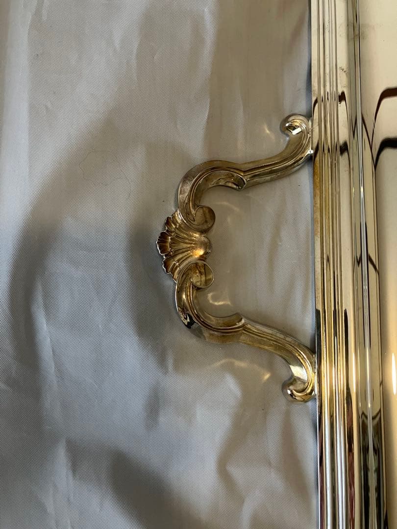 Christofle☆クリストフル☆マルメゾンシルバーコーティング トレー