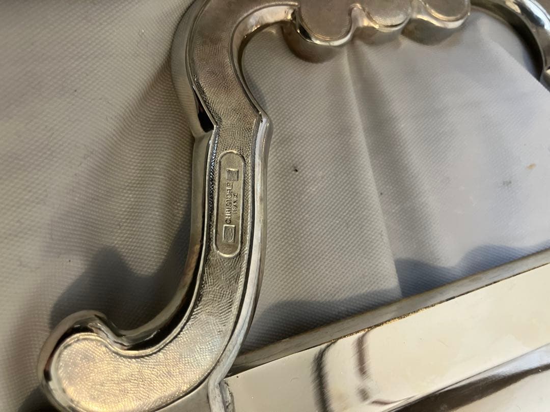 Christofle☆クリストフル☆マルメゾンシルバーコーティング トレー