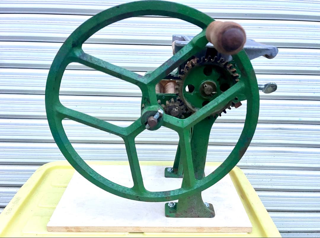 小野式　製麺機　1型　清掃済み　即日又は翌日発送　真鍮綺麗です。