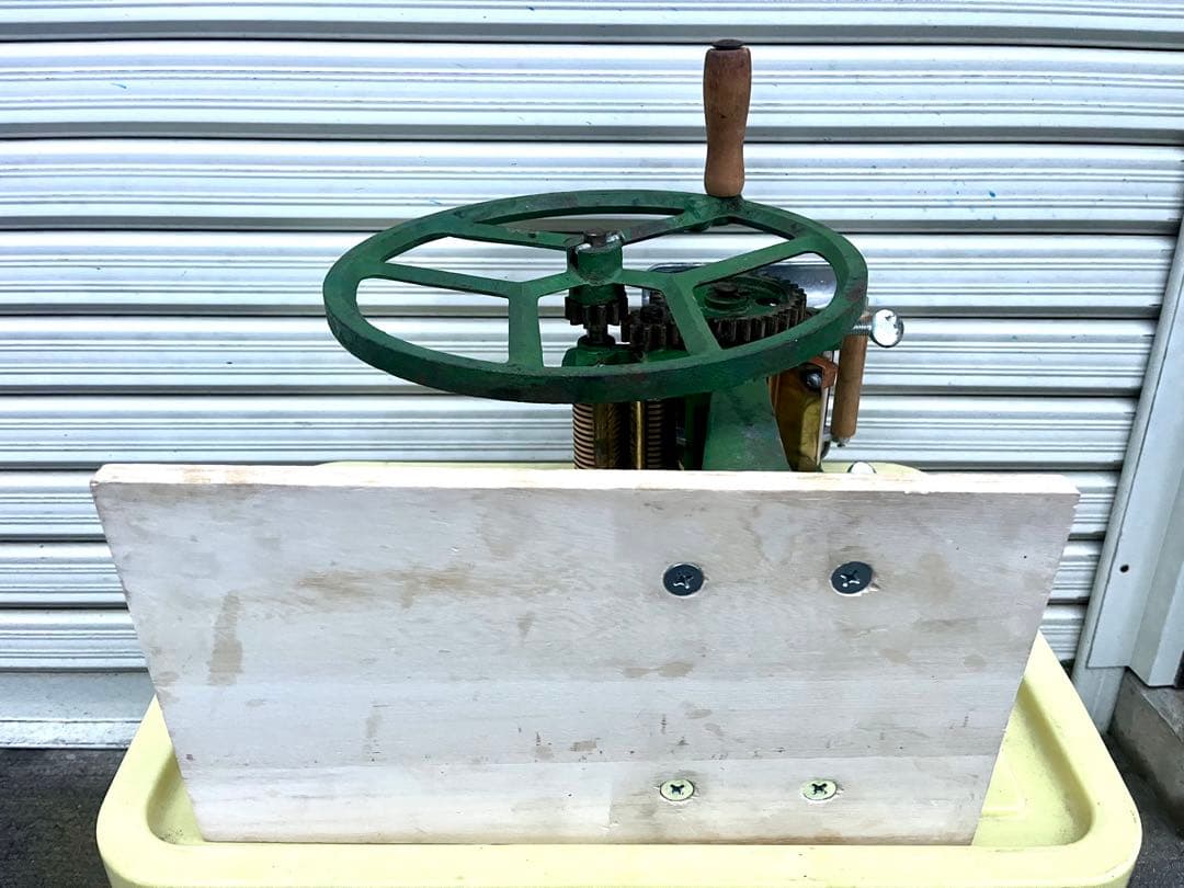 小野式　製麺機　1型　清掃済み　即日又は翌日発送　真鍮綺麗です。