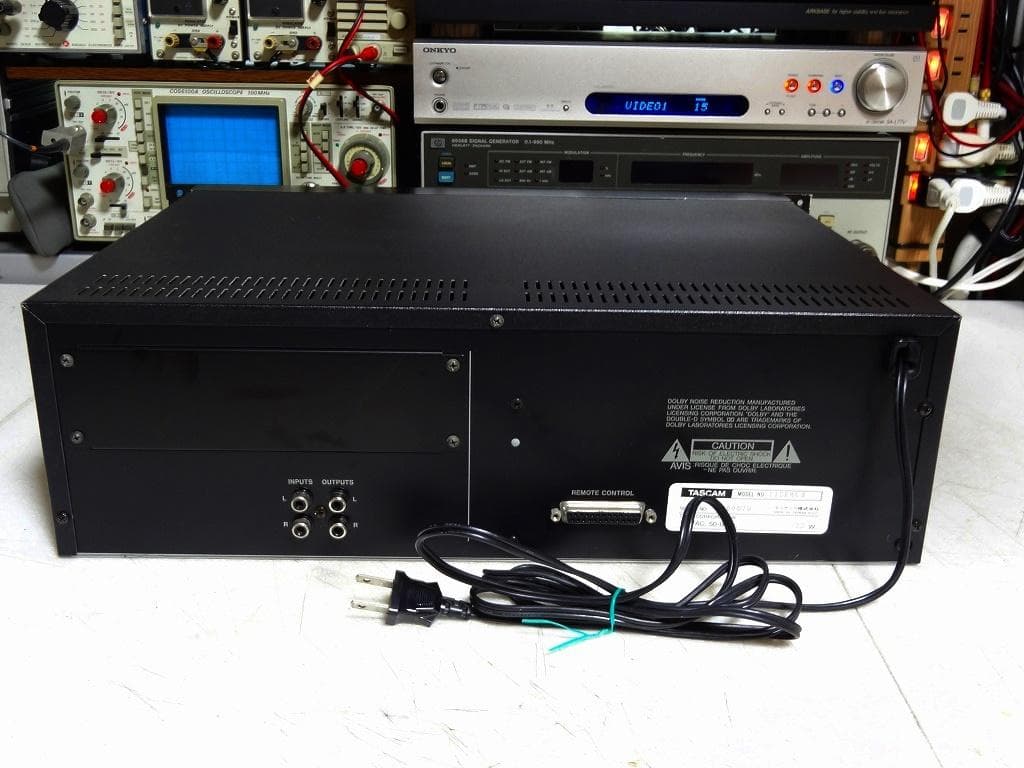TASCAM 112RMKⅡ オートリバースカセットデッキ 動作OK 簡易整備済