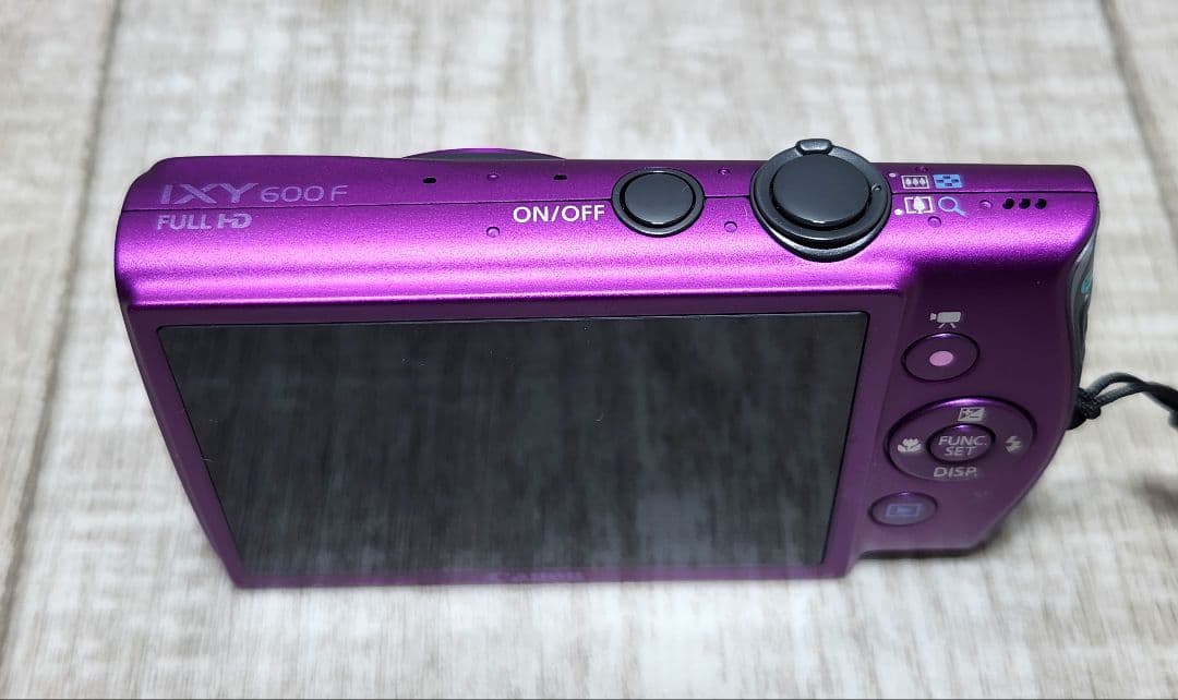 液晶不良 Canon IXY 600F パープル デジタルカメラ デジカメ
