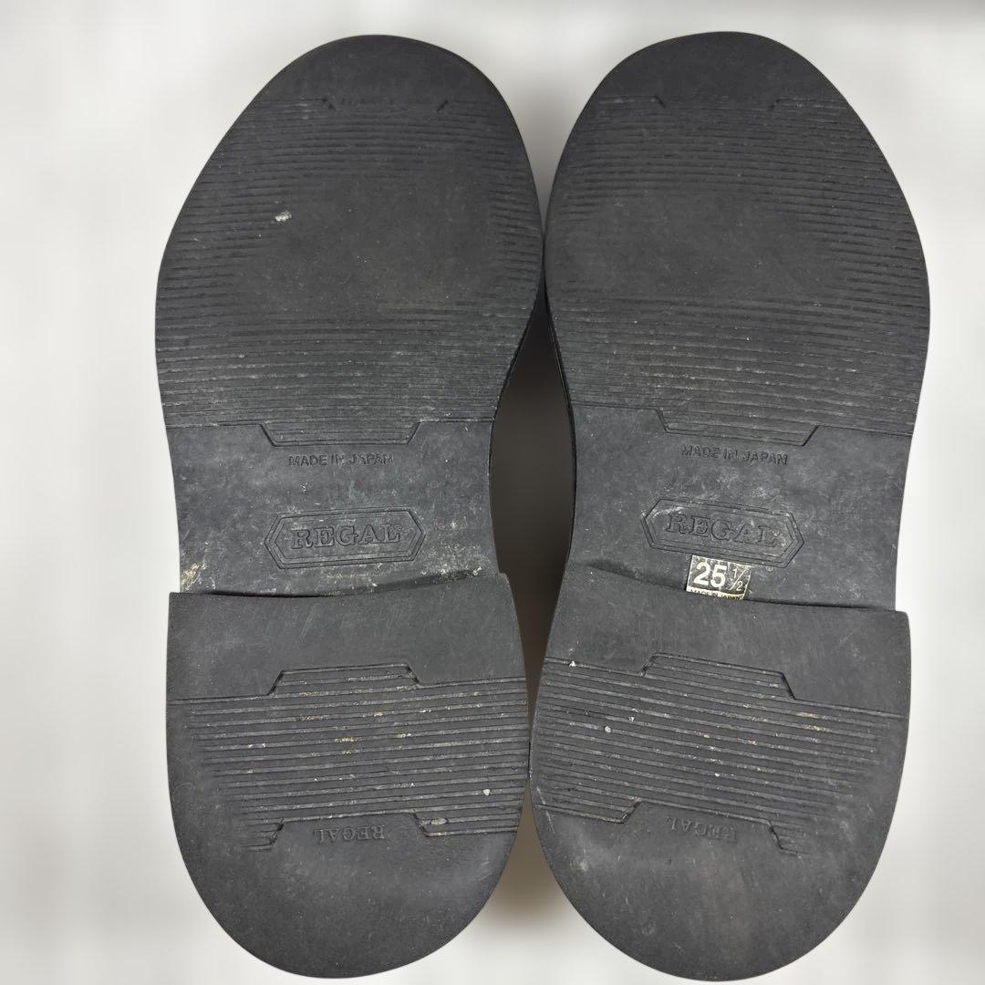 REGAL リーガル プレーントゥ ビジネスシューズ 黒 JU13 25.5㎝