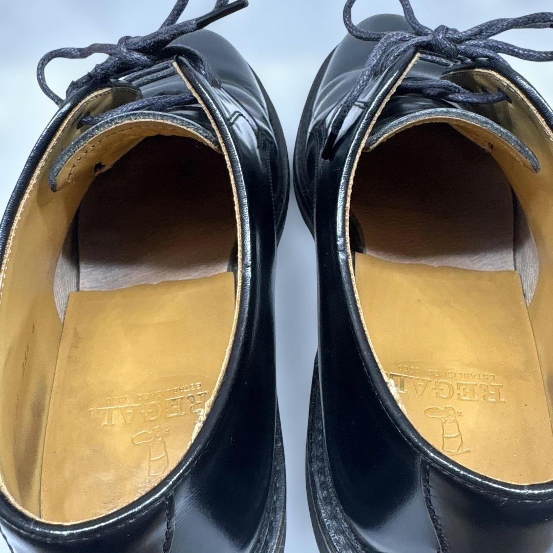 REGAL リーガル プレーントゥ ビジネスシューズ 黒 JU13 25.5㎝