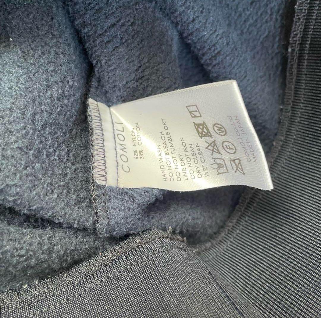 COMOLI コモリ　19AW ナイロンコットン　Q03-05008 Navy