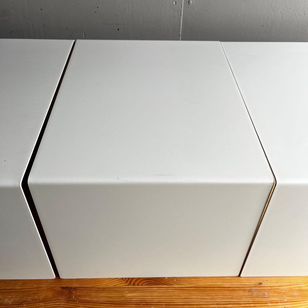 美品★無印 スタッキングシェルフ・コの字棚３個セット