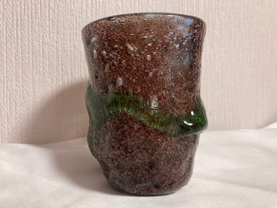 稲嶺盛吉　紅珊瑚　琉球グラス