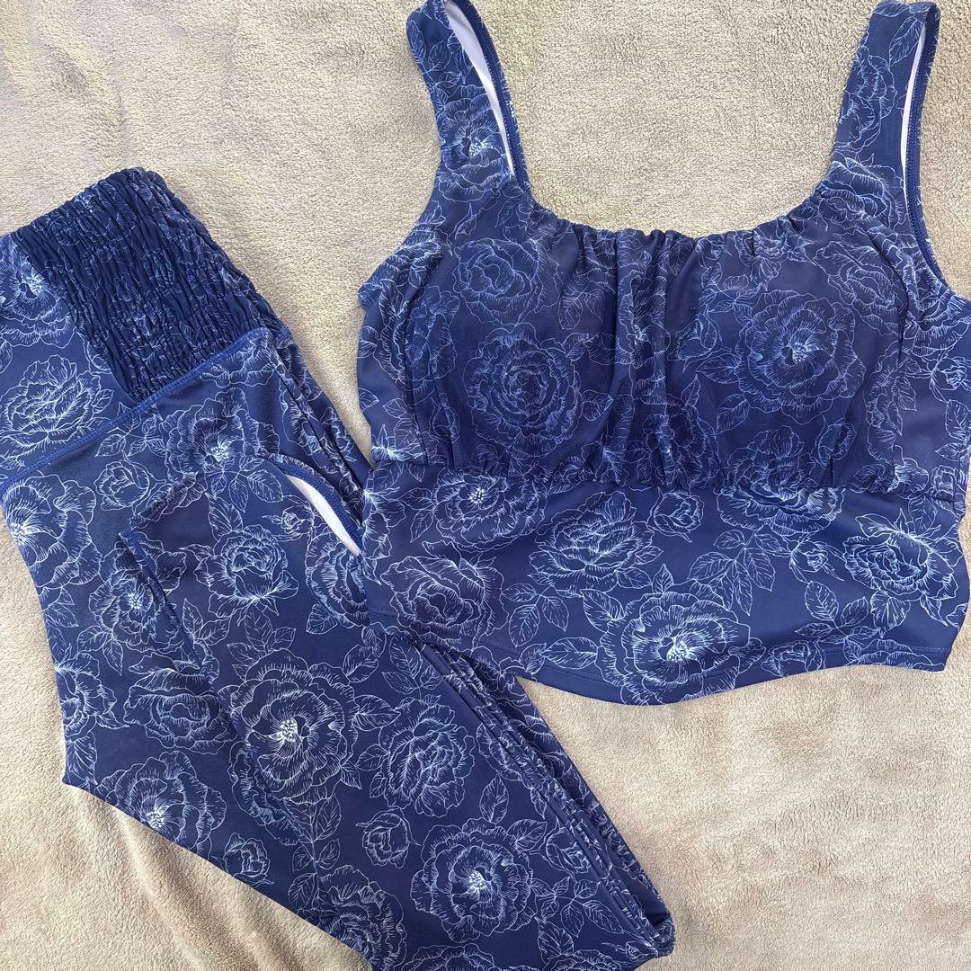 【SUKALA】ブルーミングフラワー　ブラトップ&レギンス