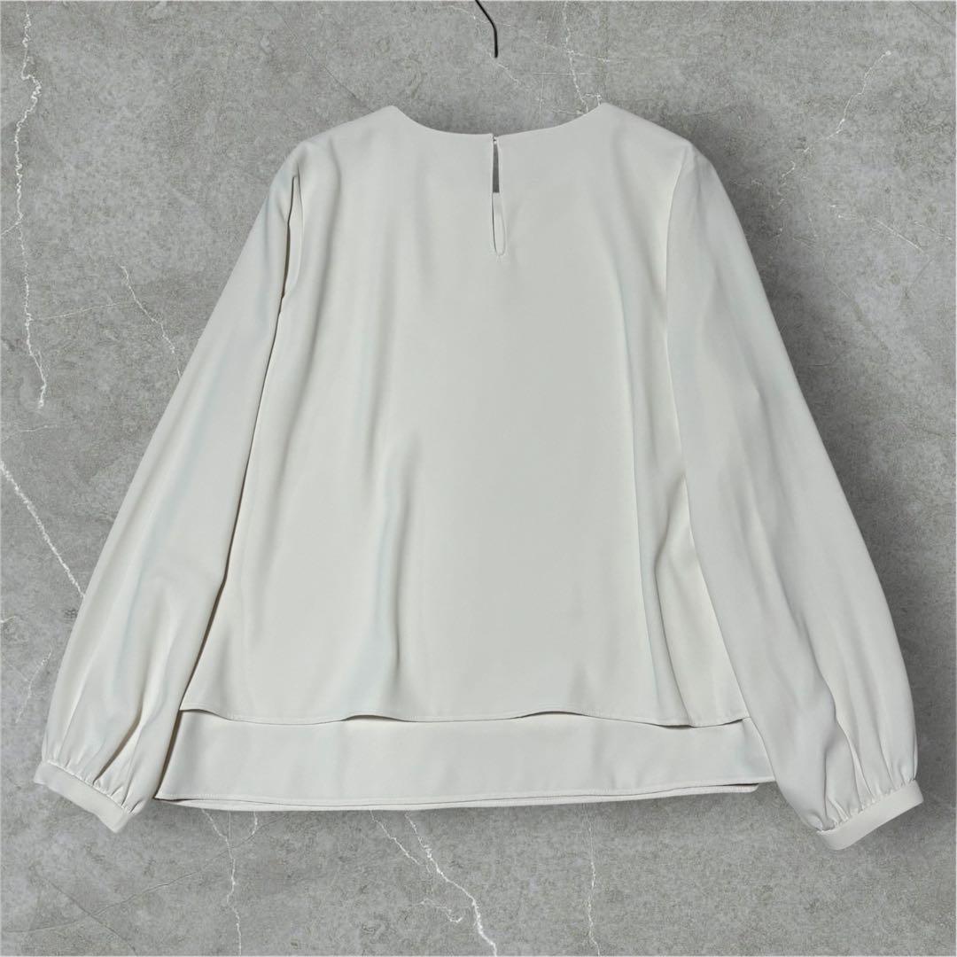 rskrina様 現行 セオリーリュクス ELIDA ブラウス M アイボリー