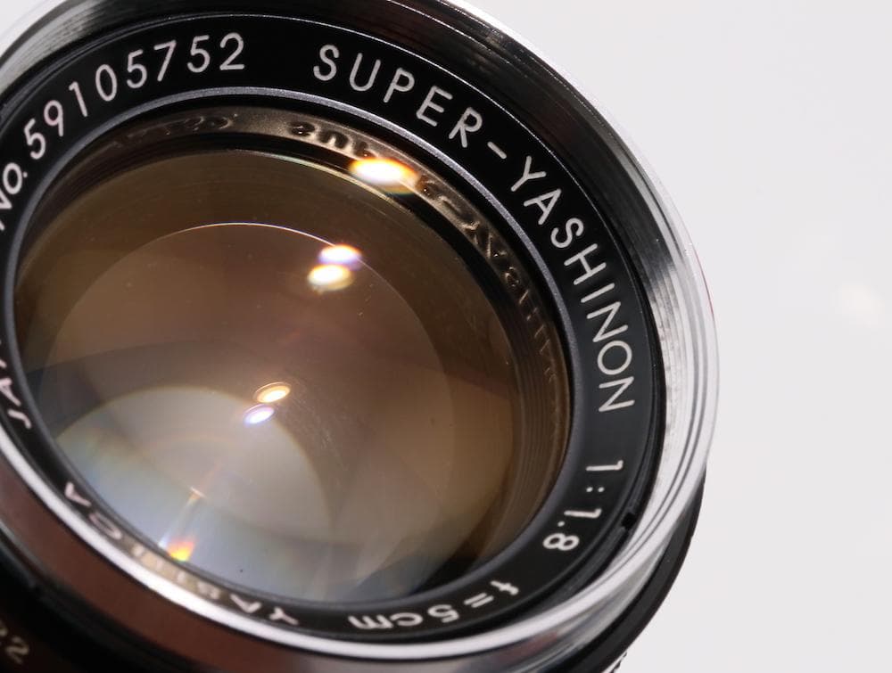 希少美品YASHICA SUPER YASHINON 5cm F/1.8 L39