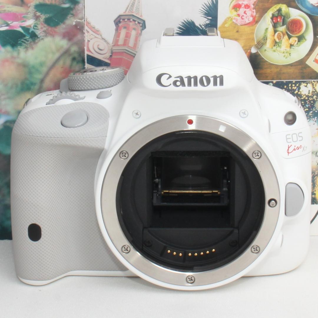 ❤️希少なホワイト❤️予備バッテリー付❤️Canon EOS Kiss X7❤️