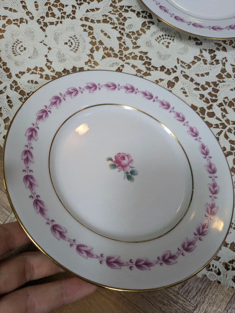 【廃盤品★レア】リチャードジノリ インペロカメリア デザートプレート 5枚組