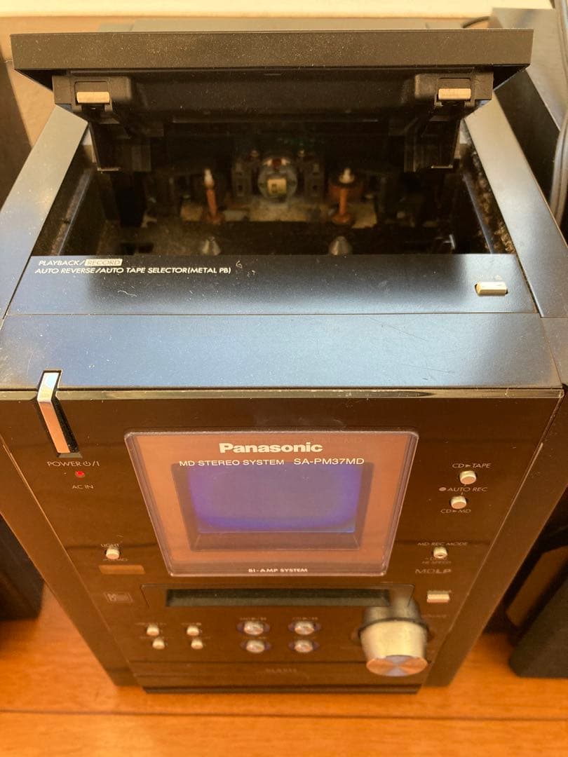 Panasonic SC-PM37MD MDステレオ　ブラック