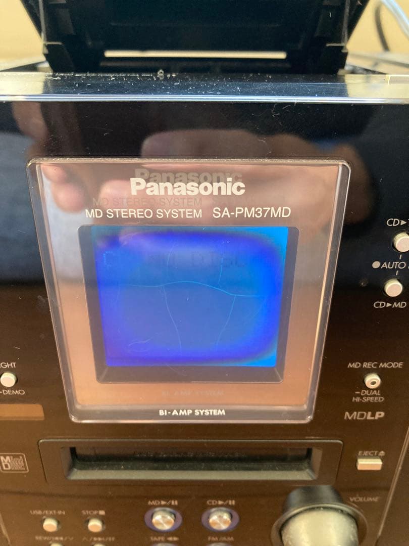 Panasonic SC-PM37MD MDステレオ　ブラック