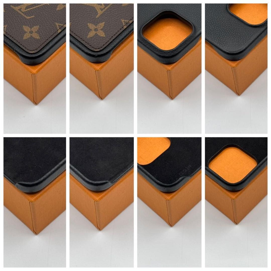 極美品 ルイヴィトン モノグラム iPhone15Pro MAX バンパー 黒