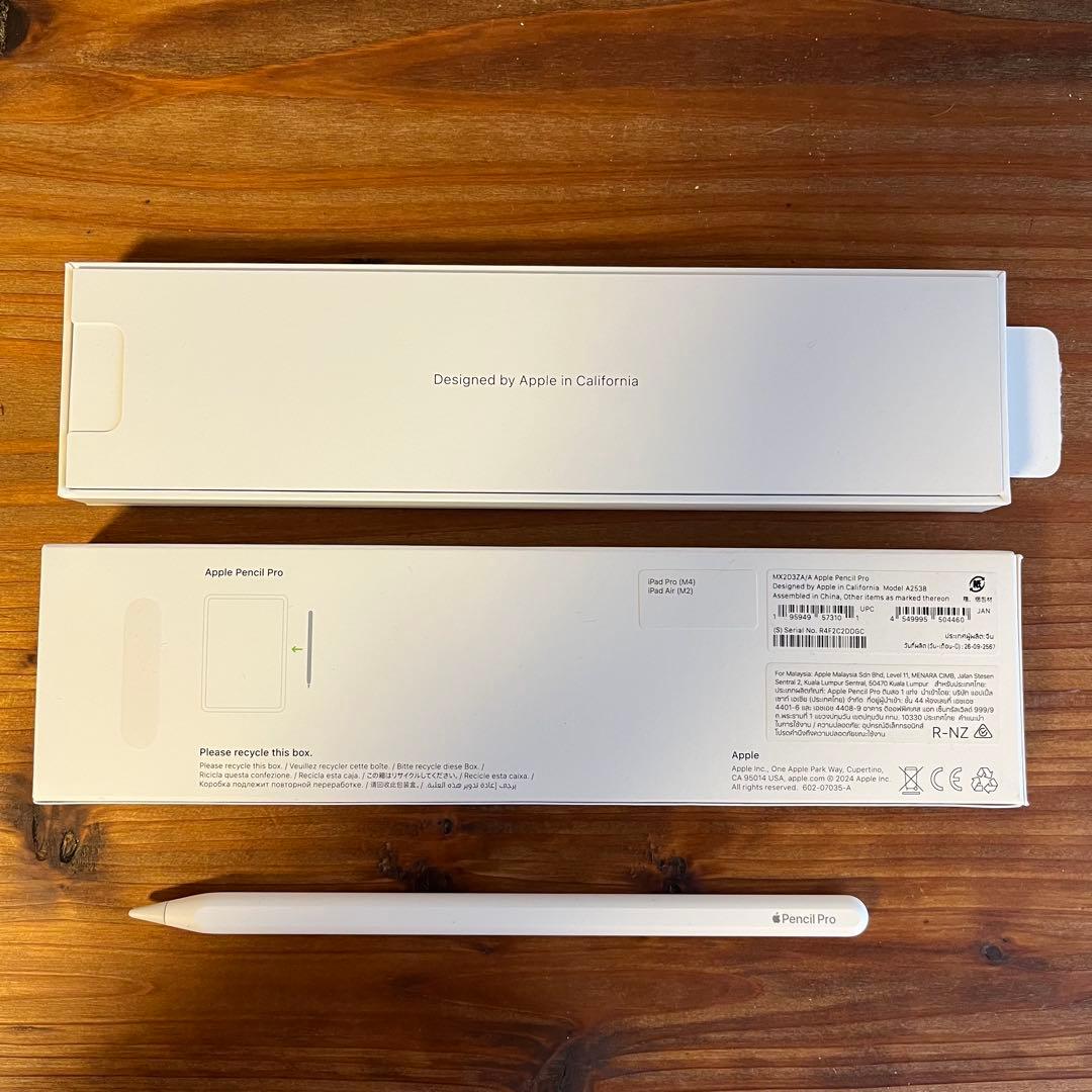 超美品 Apple Pencil Pro A2538 ホワイト