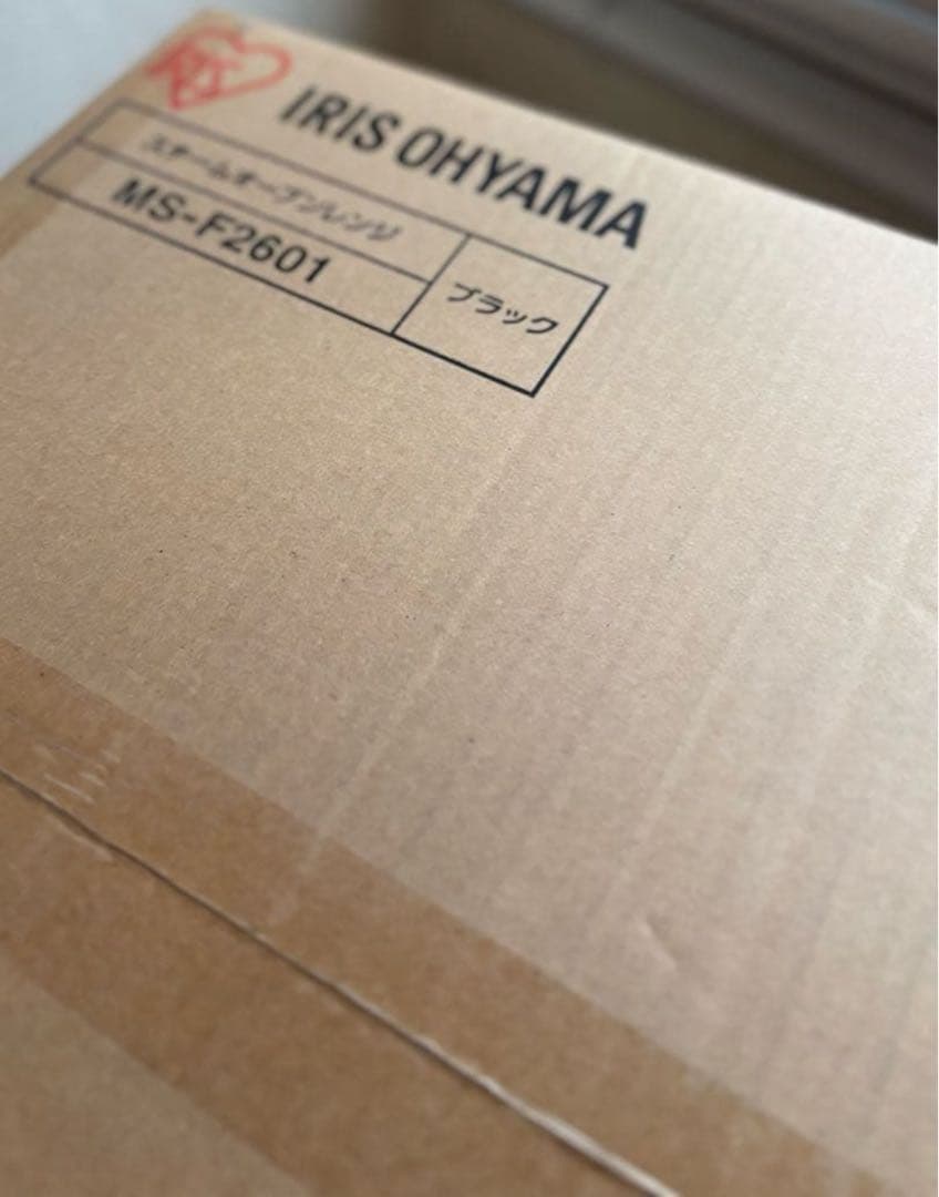 新品未開封　アイリスオーヤマ 過熱水蒸気　オーブンレンジ スチーム機能26L