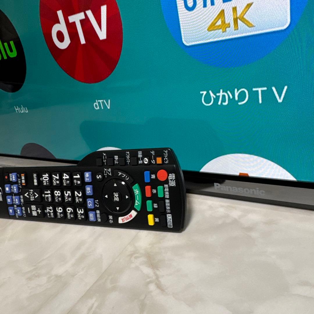 Panasonic VIERA 49V型 4K液晶テレビ スマートTV 外付対応